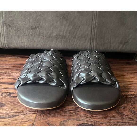 $1,195 NIB Bottega Brown Veneta Weave Cassette Leather Sandals Size 42)9) main image 7